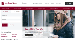 Desktop Screenshot of needhambank.com